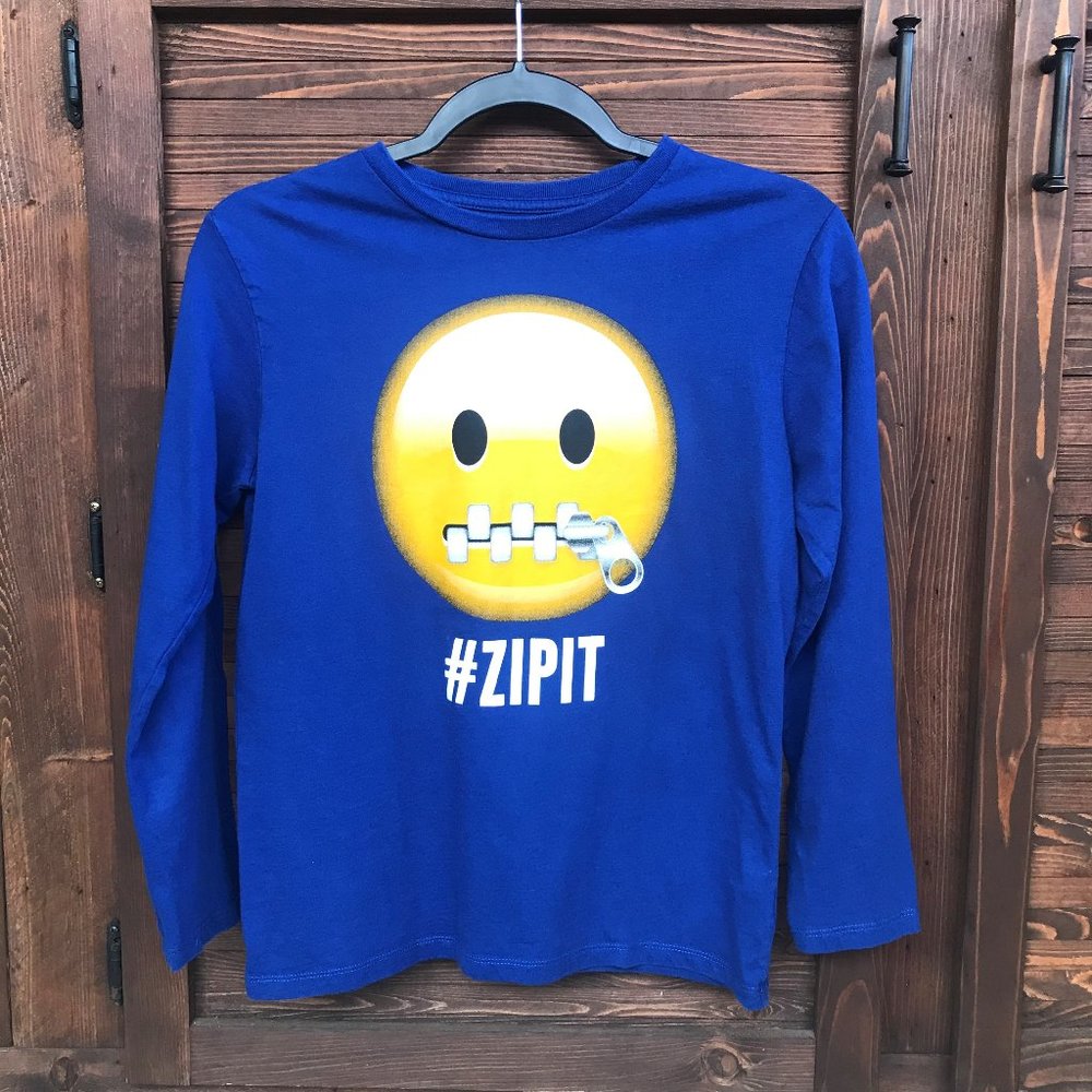 Children's Place Boys Emoji face #ZIPIT